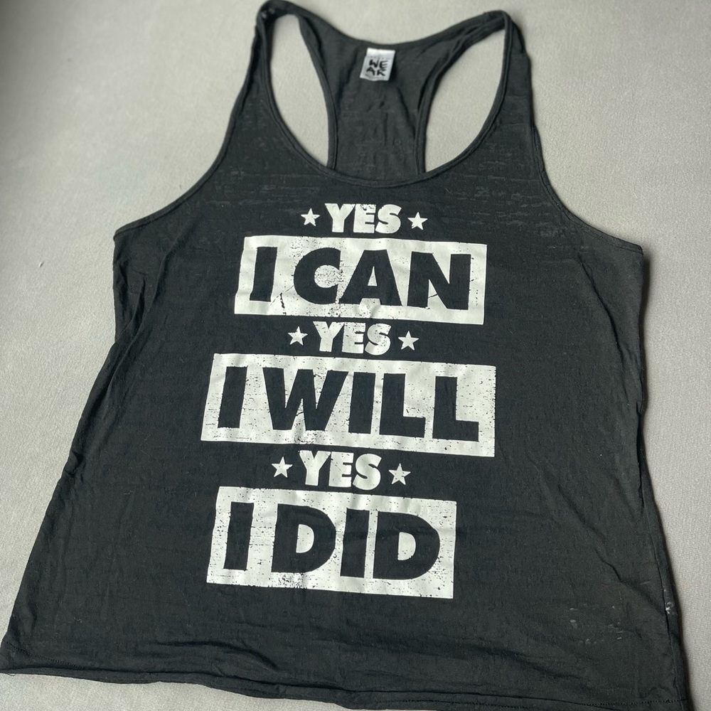 Zumba “Yes I can, Yes I will, Yes I did”  Tank Top